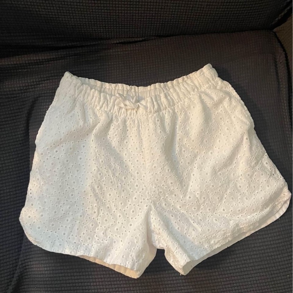 Girls Size 14/16 White Cat & Jack Shorts